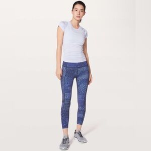 Lululemon Fast & Free 7/8 Tight II *Nulux 25” size 2